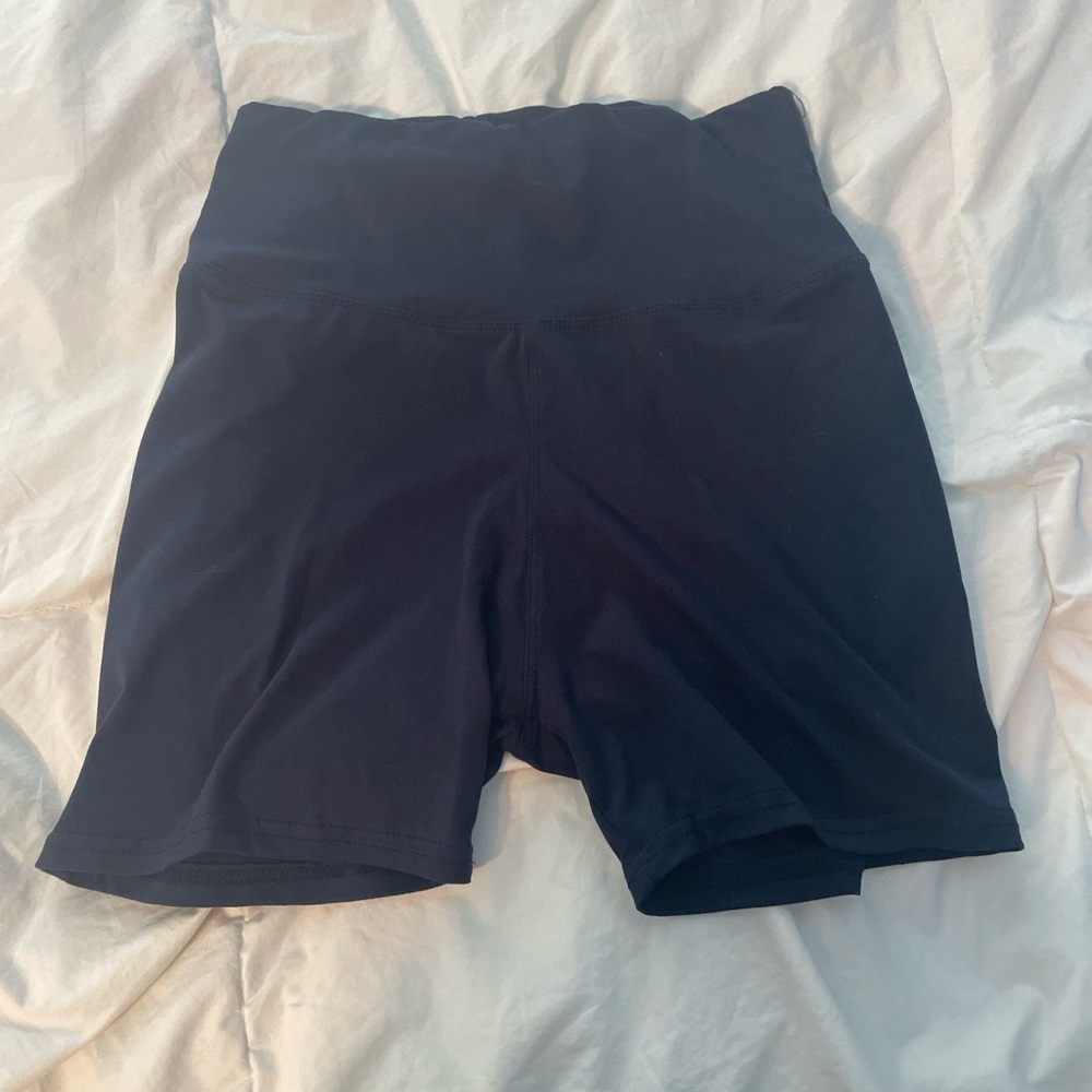 Women's Navy High-Waisted Shorts